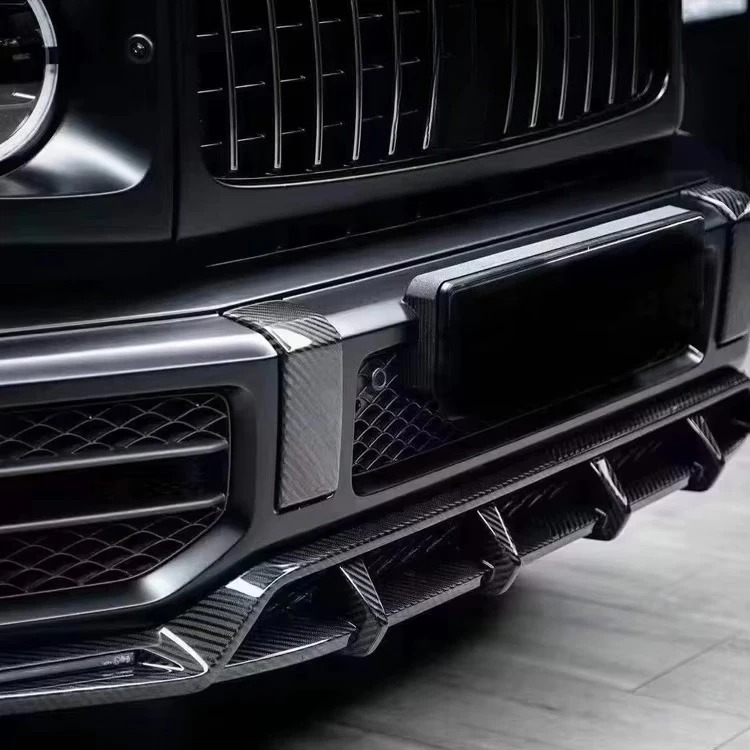 Factory Sales Car Bumper Carbon Fiber Front Lip Spoiler for  benz G Class W464  G63